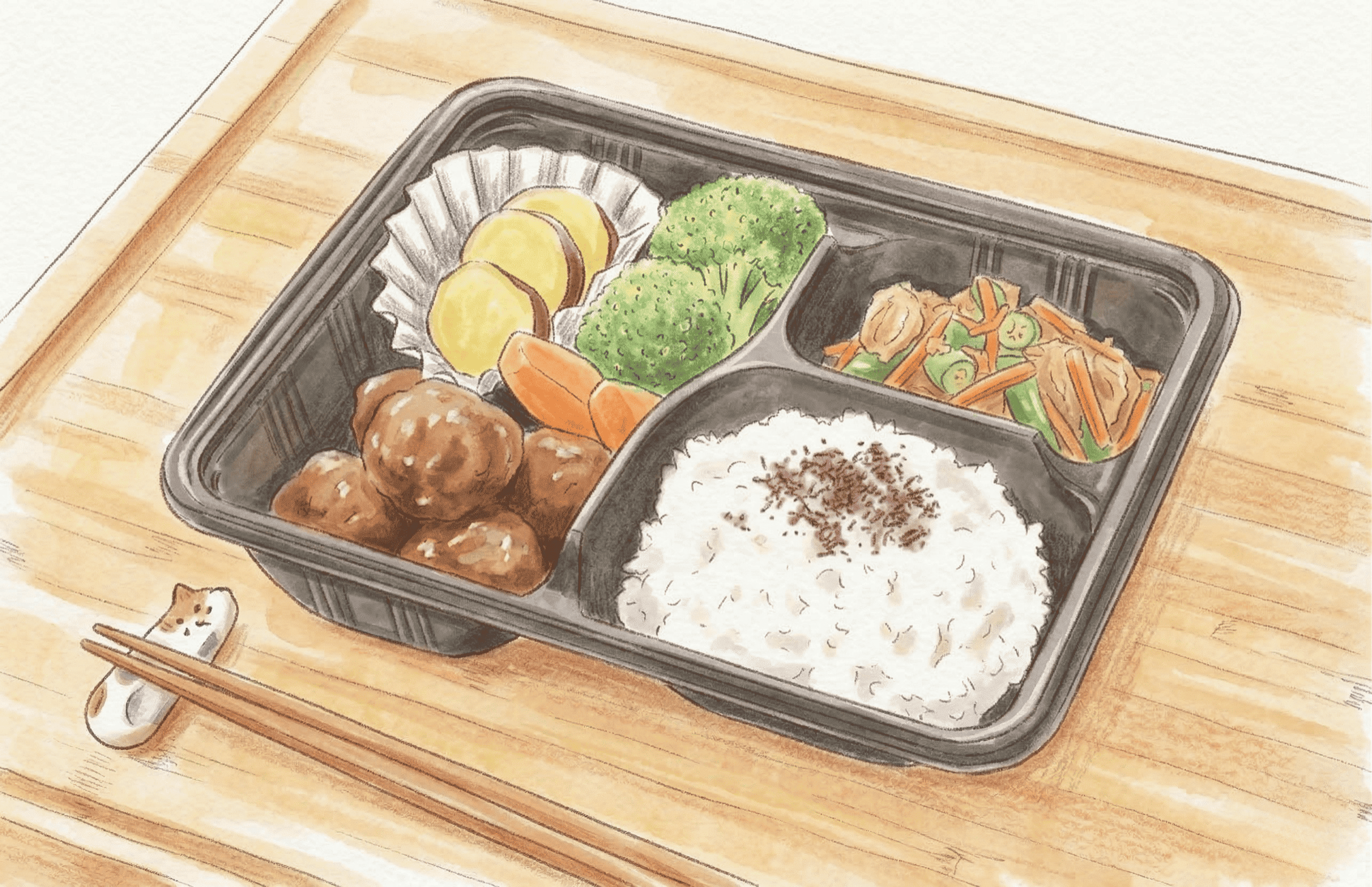 お弁当と交通費支援のアイコン